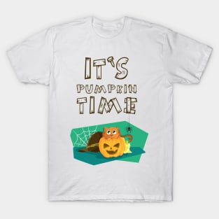 IT`S PUMPKIN TIME Halloween Gift T-Shirt